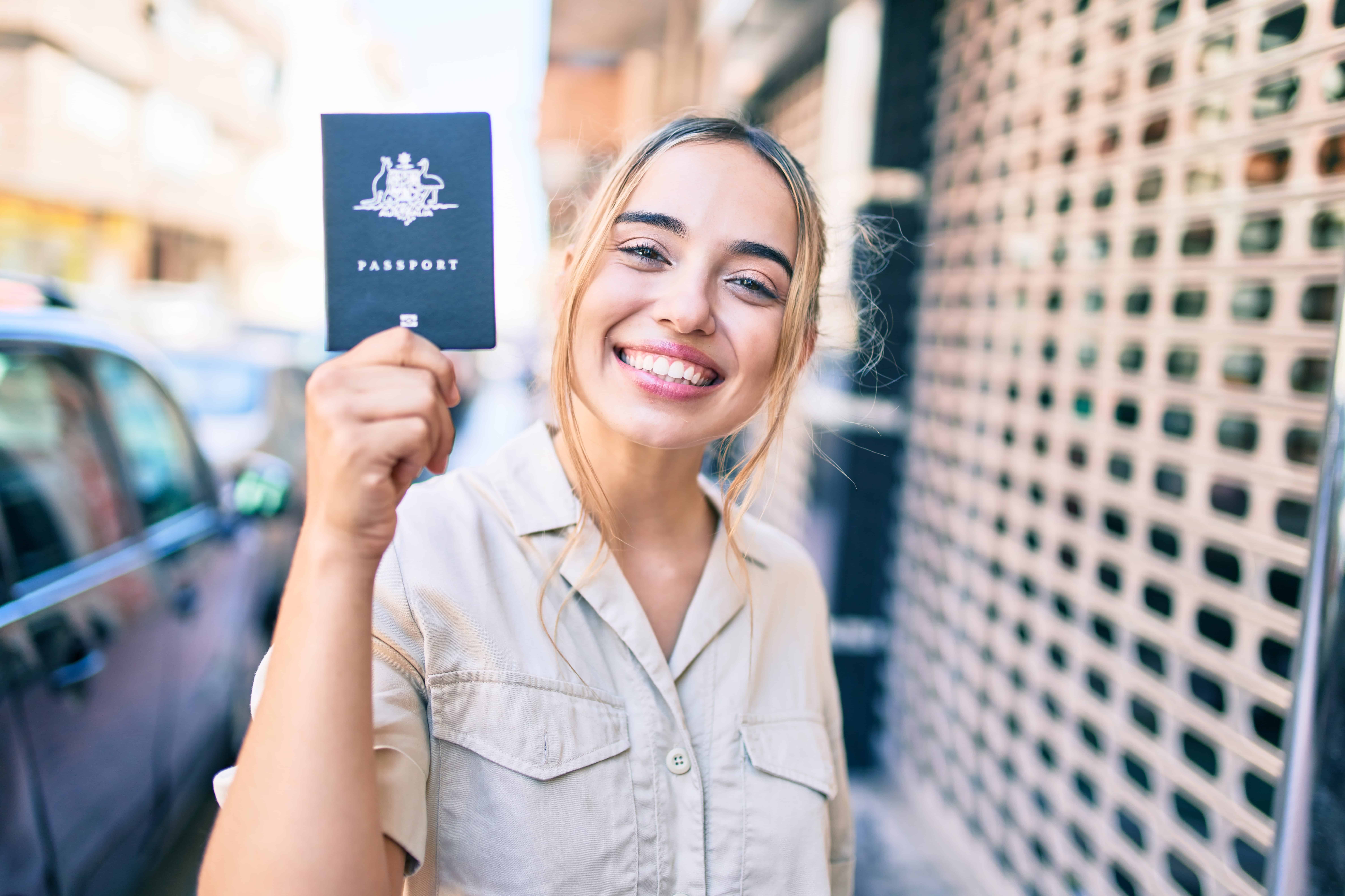 Australian resident with passport