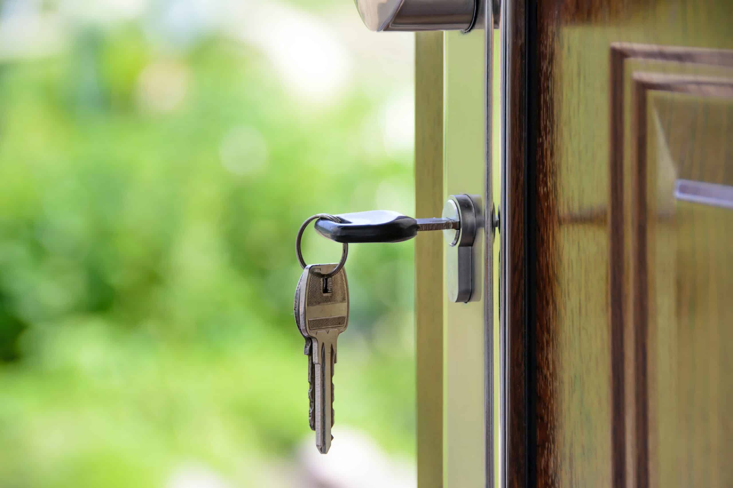 image of a key inside a door. affordable housing australia